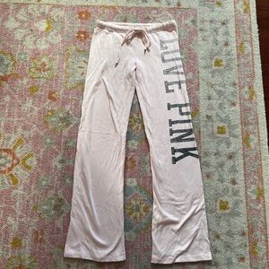 VS Pink Lounge Pants Leg Logo